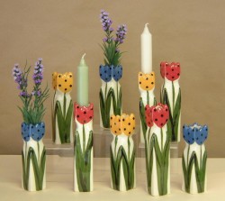 Handpainted Vases